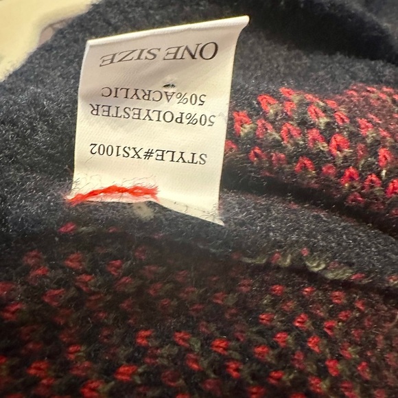 Strawberry Patterned Black Sweater-One Size - Picture 4 of 4